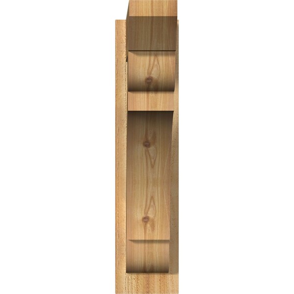 Olympic Slat Rough Sawn Outlooker, Western Red Cedar, 6W X 22D X 26H